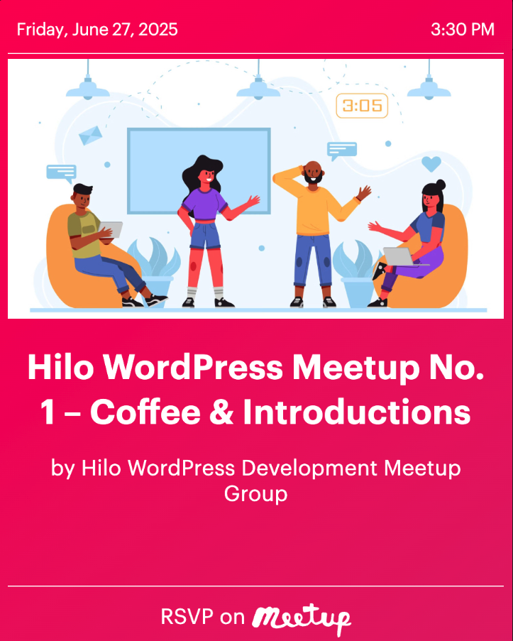 Hilo WP Meetup One